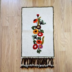 vintage wall hanging 27" x 14"